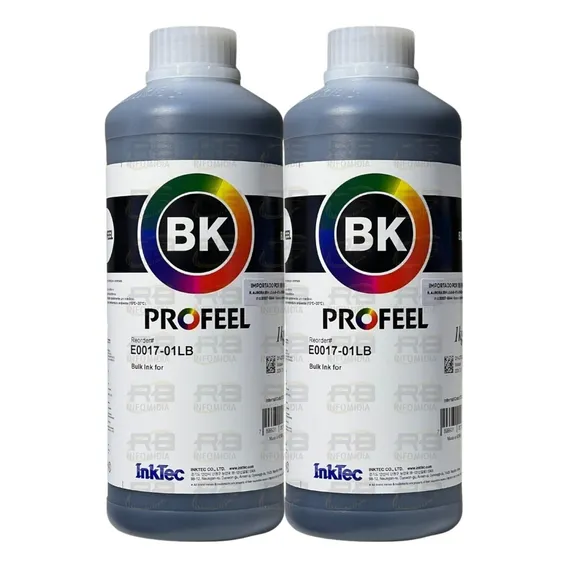 2 Litros Tinta Black Corante Inktec L120 L375 L380 L395 L805 Foto 1