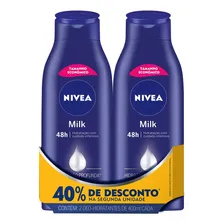 2 Loção Nivea Body Milk Hidratante Pele Seca Extrasseca Foto  mini 1