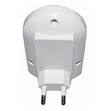 2 Luminária Abajur Sensor De Tomada Luz Bivolt Noturno Cor da estrutura Branco 127V/220V Foto mini  3