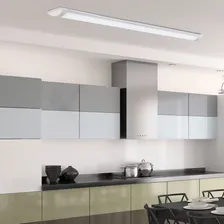 2 Luminária Tubular Sobrepor Led Linear 20w 60cm Branco Frio Foto mini 4