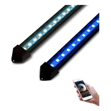 2 Luminárias Led Cores 1,30m P/ Aquário - Controladora Wi-fi Bivolt Foto  mini 1