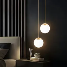 2 Luminárias Pendente 2m Globo 15 Jabuticaba +2 Lâmpadas 12w Foto mini 4