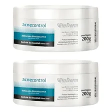 2 Máscara Biossecativa 200g Vita Derm Controle De Oleosidade Foto  mini 1