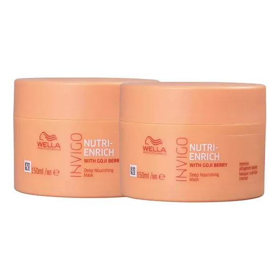 2 Máscaras Nutri Enrich 150ml - Wella Profissionals Foto 1