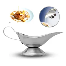2 Molheira Aço Inox Tipo Aladim Gourmet Mix Molho Caldas Mel Foto mini 1