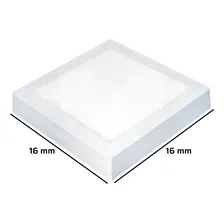 2 Painel Plafon Led 12w Quadrado Sobrepor Branco Frio Foto mini 3