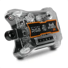 2 Par Led Strobo Automotivo Ajk Rgb Para Som Faróis 3.0 Foto mini  3