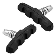 2 Par Pastilha Sapata Freio V Brake Orbital Bmx Mtb 70mm Gta Cor Preto Foto mini 3