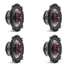 2 Pares Alto Falantes Bravox 5 Polegadas B3x50x Kit 200w Cor Preto E Vermelho Foto mini 4