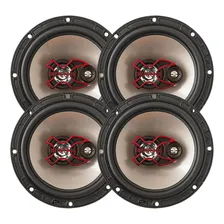 2 Pares Alto Falantes Bravox 6 Polegadas Triaxial B3x60x Cor Preto/prata Foto mini 1