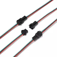 2 Pares Conector Engate Rápido 3 Pinos 3 Fios Macho E Femea Foto mini 3