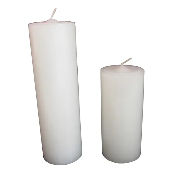 2 Pares De Velas 5x10cm E 5x15cm Decoração Casamentos Festas Foto 1