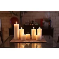 2 Pares De Velas 5x10cm E 5x15cm Decoração Casamentos Festas Foto mini 2