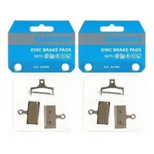 2 Pares Pastilha Freio Shimano G02s Deore Slx Xt Resina G01s Foto mini 1
