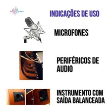 2 Pcs Cabo Santo Angelo Ninja Lw 0,91m Microfone Patch Foto mini  2