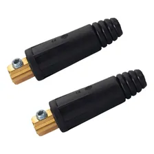 2 Pcs Conector Engate Rápido Fêmea 9mm Cabo Solda 10 A 25mm Foto mini 1