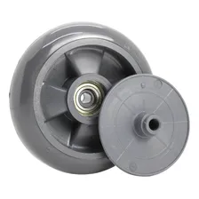 2 Pçs Roda 512 Carrinho Supermercado Rodinha 5 Poleg Rodízio York MegaLeo 30 mm Foto mini  3