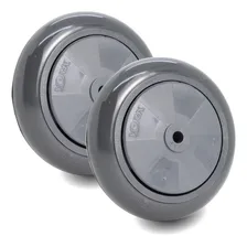 2 Pçs Roda 512 Carrinho Supermercado Rodinha 5 Poleg Rodízio York MegaLeo 30 mm Foto  mini 1
