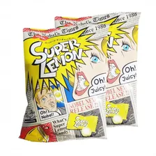 2 Pct Bala Super Lemon Doces Japoneses Azeda Foto  mini 1