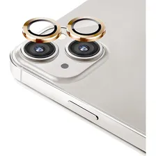 2 PelĂculas Para iPhone 15 15 Plus Lente Câmera Traseira Cor Dourado Foto mini 1