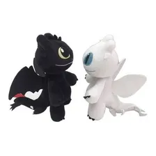2 Pelucia Como Treinar Seu Dragao Banguela Furia Da Luz Foto mini 3