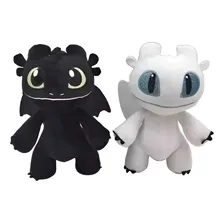 2 Pelucia Como Treinar Seu Dragao Banguela Furia Da Luz Foto mini 1