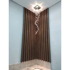 2 Pendentes Cristal K9 Legitimo Para Lavabo, Cabeceira Estrutura Led Quente Com 160cm 110v/220v Foto mini 2