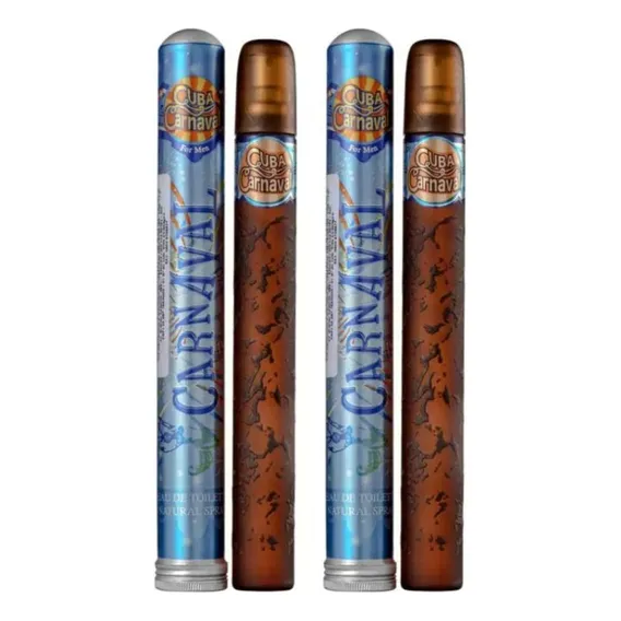2 Perfumes Cuba Carnaval Masculino 35ml - Selo Adipec Foto 1