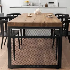 2 Pés Mesa Estilo Industrial Tela Otis Nivelador 78x75cm Foto mini  2