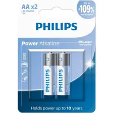 2 Pilhas Alcalinas Aa Philips Foto mini 1