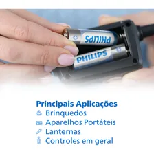 2 Pilhas Alcalinas Aa Philips Foto mini 4