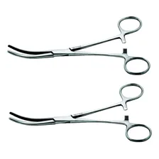 2 Pincas Inox Hemostatica Rochester Pean 24cm Foto mini 1