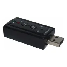 2 Placa De Som Usb 7.1 Canais 3d Adaptador Pc Ps3 Notebook Foto mini  3