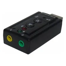2 Placa De Som Usb 7.1 Canais 3d Adaptador Pc Ps3 Notebook Foto mini 4