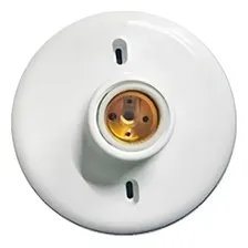2 Plafon Simples Suporte Lâmpadas Bocal Cerâmico E27 Foto mini 4