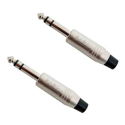 2 Plug P10 Santo Angelo Stereo Com Baquelite Foto 1