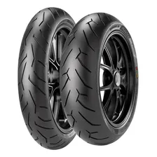 2 Pneu Pirelli 140/70r17 66h 110/70r17 54h Diablo Rosso 2 Foto mini 1