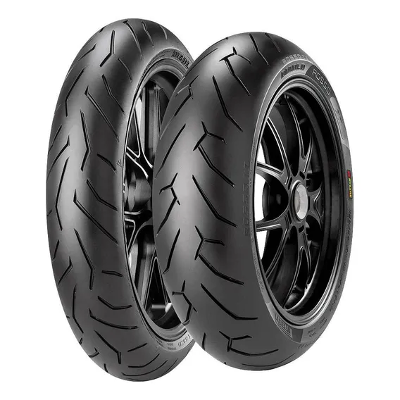 2 Pneu Pirelli 140/70r17 66h 110/70r17 54h Diablo Rosso 2 Foto 1