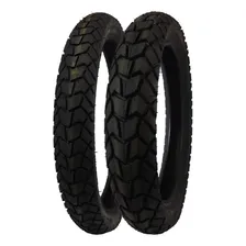 2 Pneus C/ C 90/90-19 D 52t + 110/90-17 T 60t Pra Nxr Bross Foto mini 3
