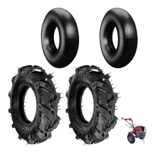 2 Pneus De Motocultivador Câmaras 12 Pol A Branco Z40 Foto mini 2
