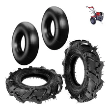 2 Pneus De Motocultivador Câmaras 12 Pol A Branco Z40 Foto mini 4