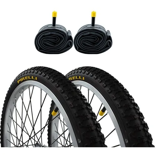 2 Pneus Pirelli 20 H506 Top Cross + 2 Câmaras Pirelli Foto 1