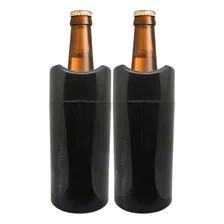 2 Porta Garrafas Térmico Cerveja 600ml Parede Dupla - Black Foto mini 1