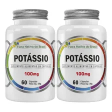 2 Potássio 120 Cápsulas 500mg Flora Nativa Multivita Sabor Neutro Foto mini  2