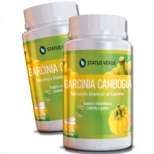 2 Potes Garcinia Cambogia 100% Natural - Kit 240 Cáps Sabor Sem Sabor Foto mini 1