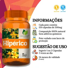 2 Potes Hipérico Puro 100% Natural Kit 240 Cáps - Fonte Verde Foto mini 3