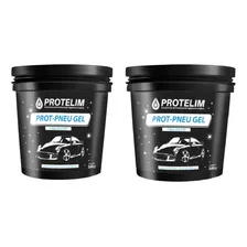 2 Pretinho Automotivo Gel Baba Profissional Protelim 3.6kg Cor Preto Foto  mini 1