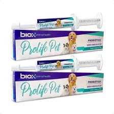 2 Probiótico Prolife Pet Biox 15 G Cães Gatos Imediato Foto  mini 1