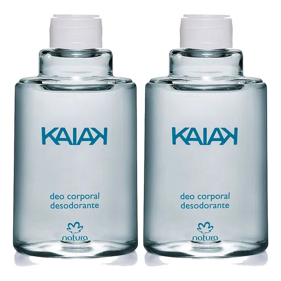 2 Refil Perfume Deo Corporal Masculino Natura Kaiak Clássico Tradicional 100ml Foto 1