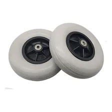 2 Roda Dianteira Aro 8 Cadeira De Rodas Ortobras Jaguaribe Foto mini 3